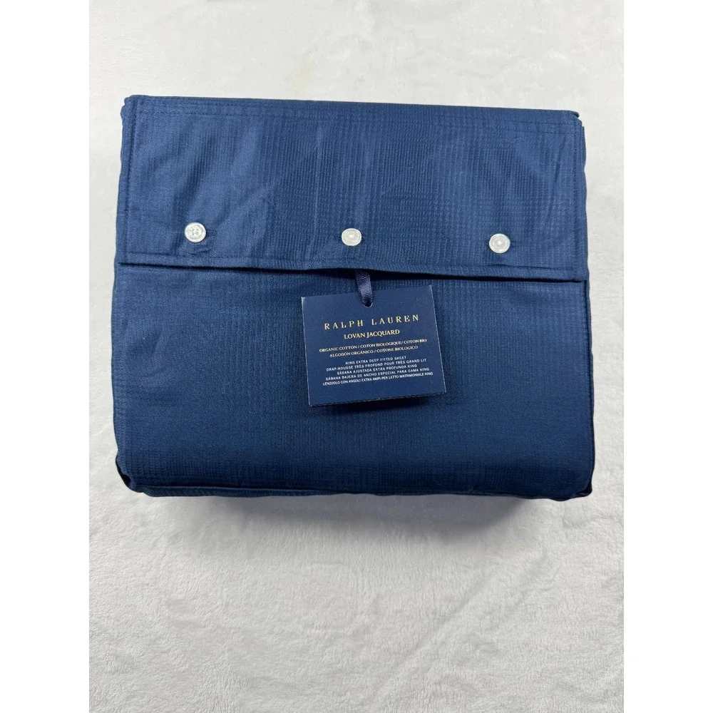 Ralph Lauren Mirabelle Indigo Blue Paisley Full Queen‎ Duvet Cover - 92 x 96 in